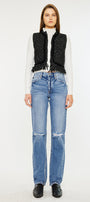 Ashe Ultra High Rise Straight Leg Jeans - Official Kancan USA