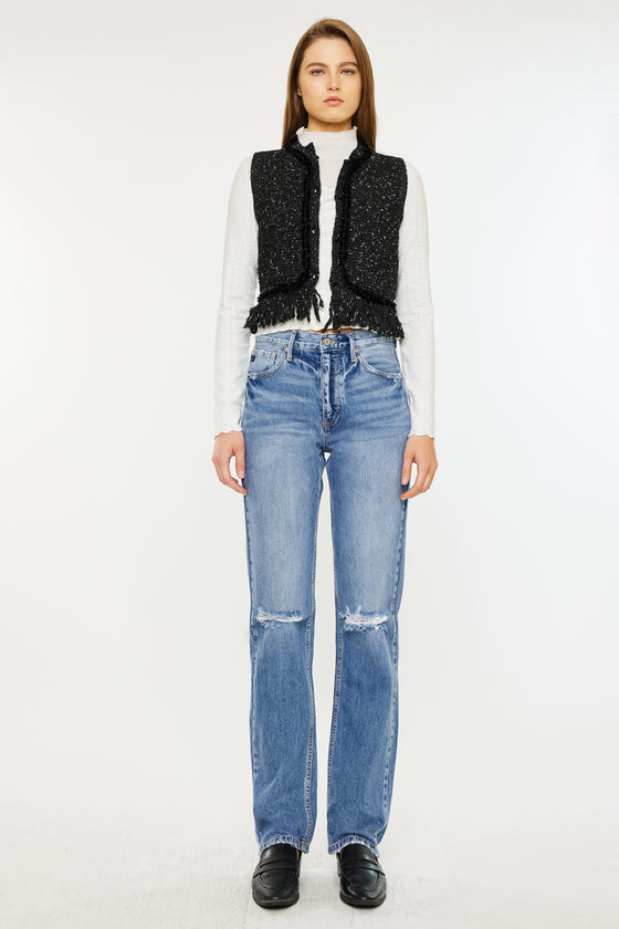 Ashe Ultra High Rise Straight Leg Jeans - Official Kancan USA