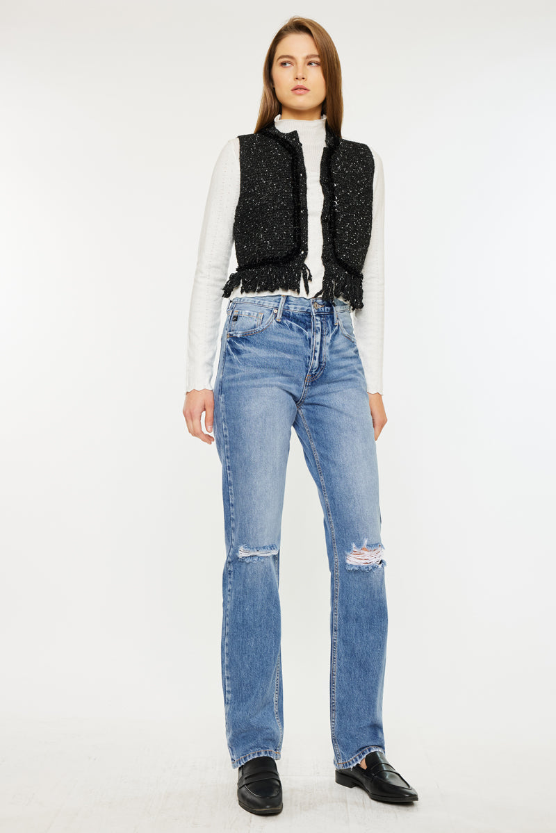 Ashe Ultra High Rise Straight Leg Jeans - Official Kancan USA