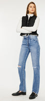 Ashe Ultra High Rise Straight Leg Jeans - Official Kancan USA