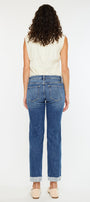 Nina Mid Rise Slim Boyfriend Jeans - Official Kancan USA