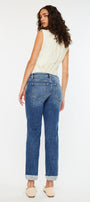 Nina Mid Rise Slim Boyfriend Jeans - Official Kancan USA