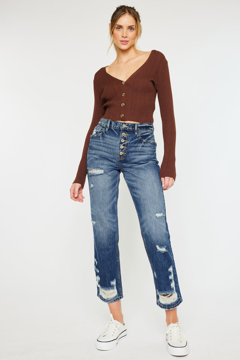 Kancan straight leg clearance jeans