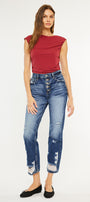 Keke High Rise Straight Leg Jeans - Official Kancan USA