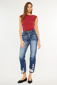  Keke High Rise Straight Leg Jeans - Official Kancan USA