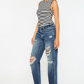 Charlize Mid Rise Boyfriend Jeans - Official Kancan USA