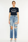 Millie High Rise Straight Leg Jeans - Official Kancan USA