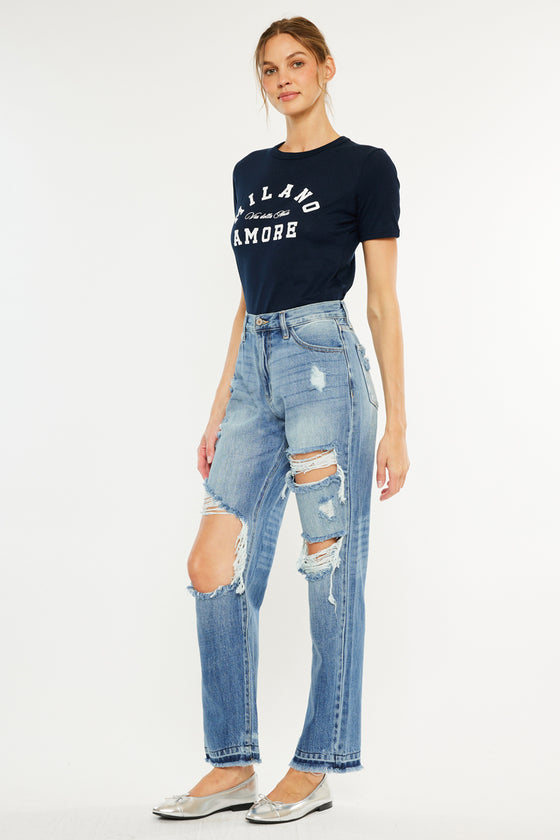 Millie High Rise Straight Leg Jeans - Official Kancan USA
