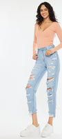 Giovanna High Rise Mom Jeans - Official Kancan USA