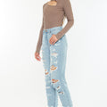 Giovanna High Rise Mom Jeans - Official Kancan USA
