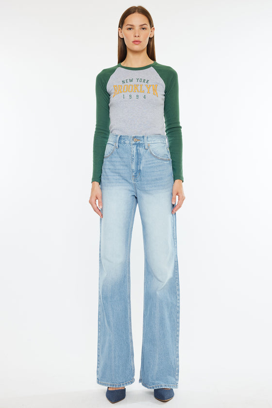 Janna High Rise 90's Flare Jeans - Official Kancan USA