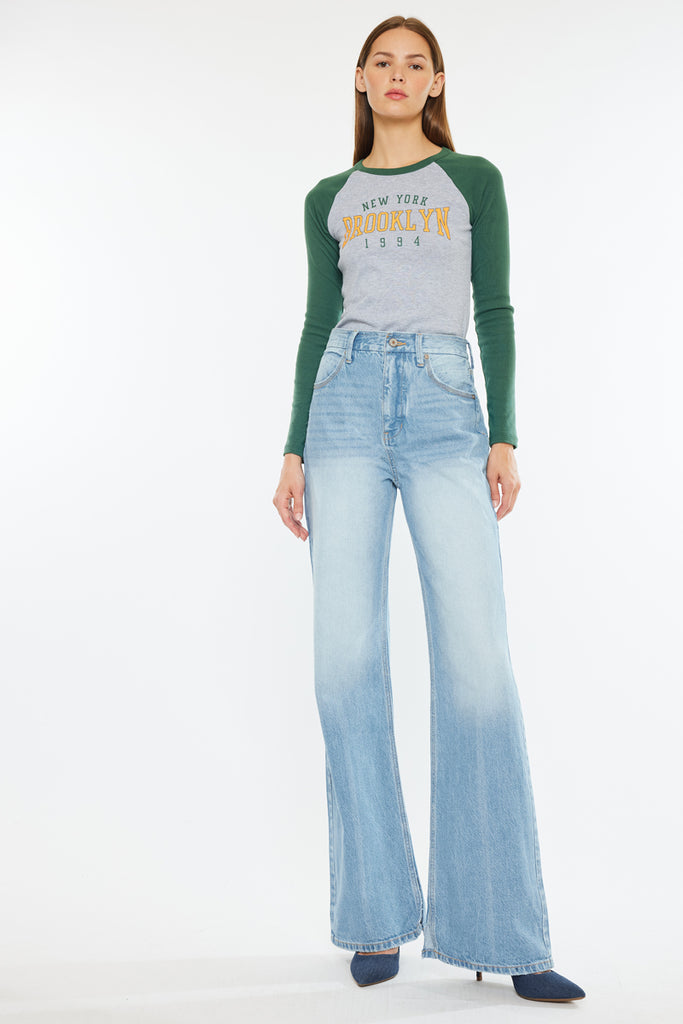Janna High Rise 90's Flare | Kancan USA