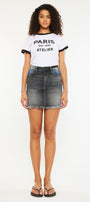 Grace Color Block Mini Skirt - Official Kancan USA