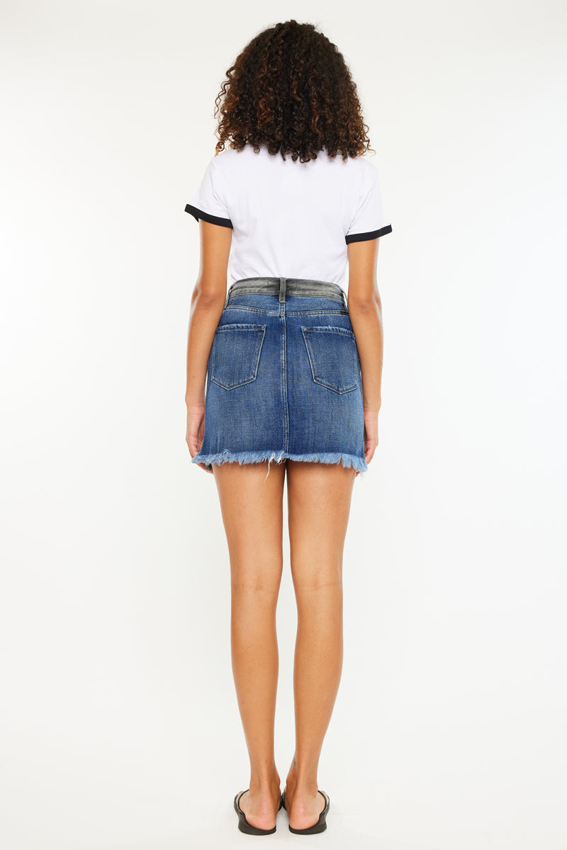 Grace Color Block Mini Skirt - Official Kancan USA