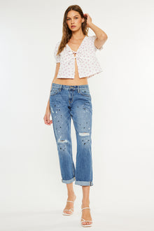  Zyra Mid Rise Boyfriend Jeans - Official Kancan USA