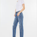 Zyra Mid Rise Boyfriend Jeans - Official Kancan USA