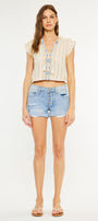 Valencia Low Rise Button Down Shorts - Official Kancan USA