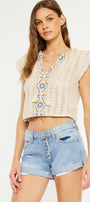 Valencia Low Rise Button Down Shorts - Official Kancan USA