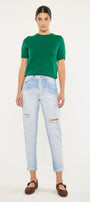 Bliss High Rise Mom Jeans - Official Kancan USA