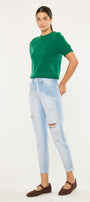 Bliss High Rise Mom Jeans - Official Kancan USA