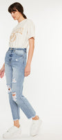 Oceane High Rise Slim Straight Leg Jeans - Official Kancan USA