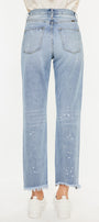 Oceane High Rise Slim Straight Leg Jeans - Official Kancan USA