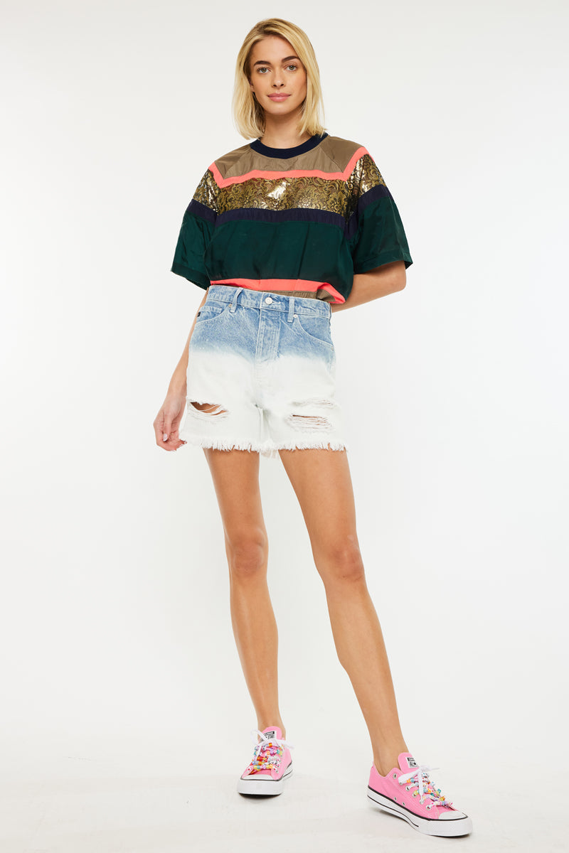 Spencer Ultra High Rise 90's Boyfriend Shorts - Official Kancan USA