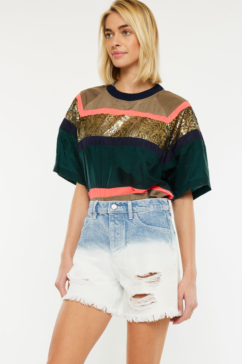 Spencer Ultra High Rise 90's Boyfriend Shorts - Official Kancan USA