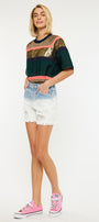 Spencer Ultra High Rise 90's Boyfriend Shorts - Official Kancan USA