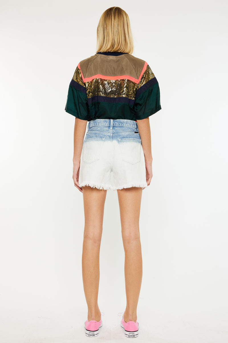 Spencer Ultra High Rise 90's Boyfriend Shorts - Official Kancan USA