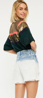 Spencer Ultra High Rise 90's Boyfriend Shorts - Official Kancan USA