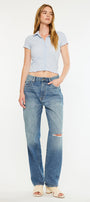 Quincy High Rise Dad Jeans - Official Kancan USA
