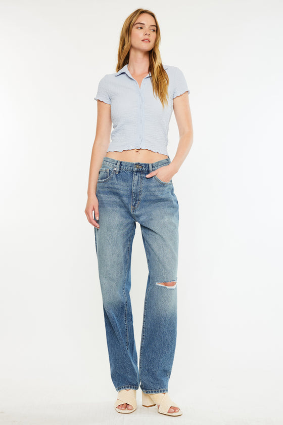 Quincy High Rise Dad Jeans