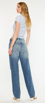 Quincy High Rise Dad Jeans - Official Kancan USA