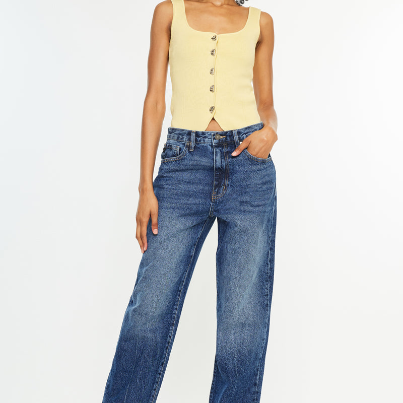 Kayn High Rise Dad Jeans - Official Kancan USA