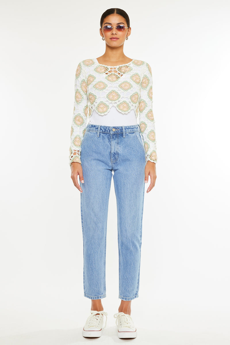 Hartford High Rise Mom Jeans - Official Kancan USA