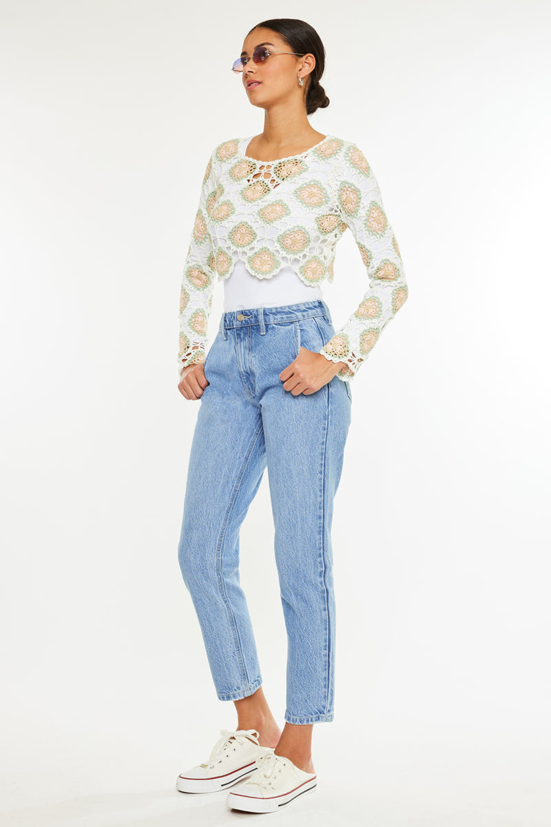Hartford High Rise Mom Jeans - Official Kancan USA