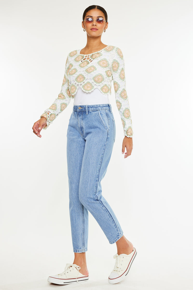 Hartford High Rise Mom Jeans - Official Kancan USA