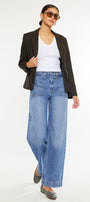 Finn Ultra High Rise Wide Fit Leg Jeans - Official Kancan USA