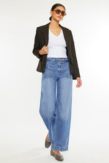 Finn Ultra High Rise Wide Fit Leg Jeans - Official Kancan USA
