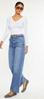 Finn Ultra High Rise Wide Fit Leg Jeans - Official Kancan USA