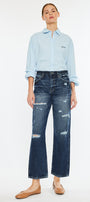 Raelynn High Rise Straight Leg Jeans - Official Kancan USA