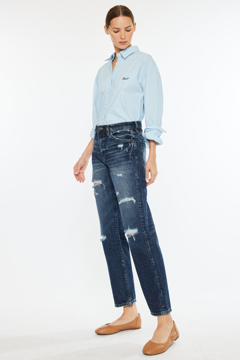 Raelynn High Rise Straight Leg Jeans – Kancan USA