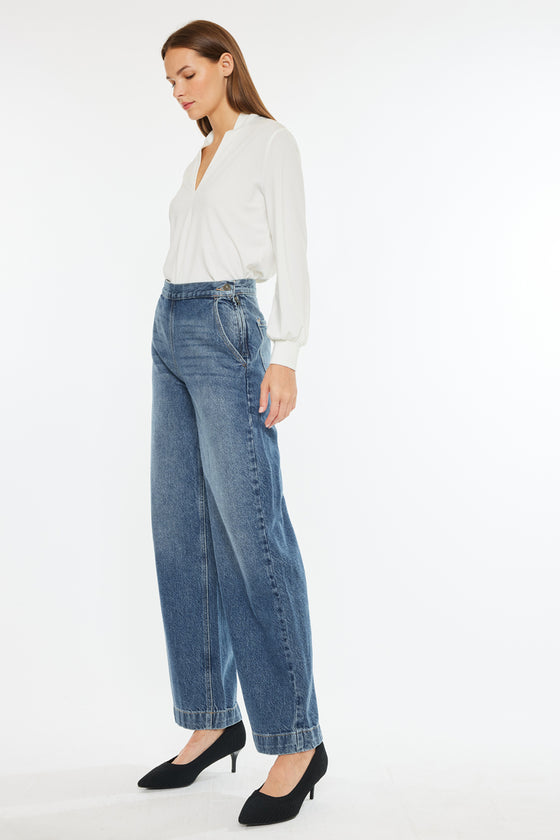 Anthea Ultra High Rise Wide Jeans - Official Kancan USA