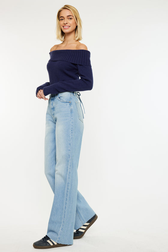Becca High Rise 90's Flare Jeans - Official Kancan USA