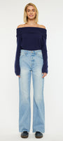 Becca High Rise 90's Flare Jeans - Official Kancan USA