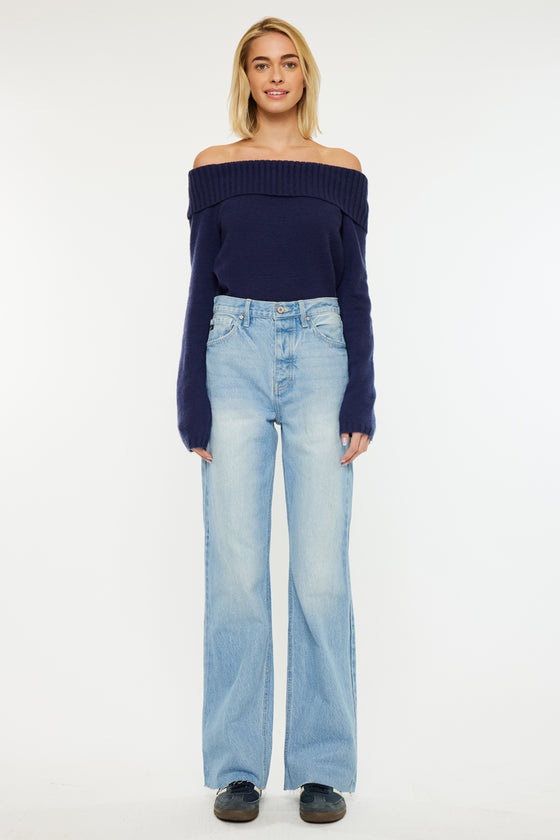 Becca High Rise 90's Flare Jeans - Official Kancan USA