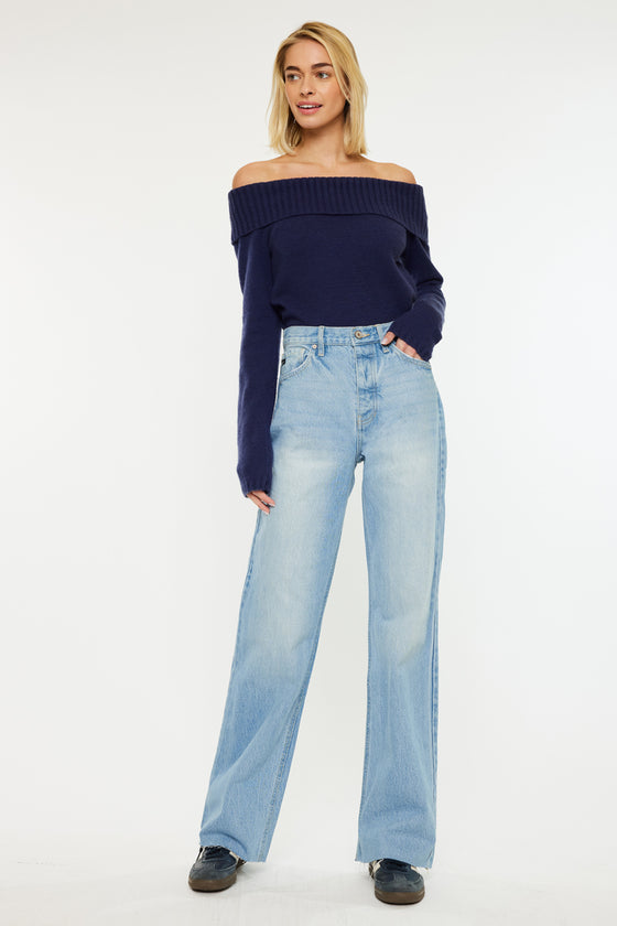 Becca High Rise 90's Flare Jeans - Official Kancan USA