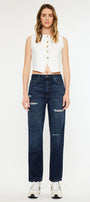 Fox Ultra High Rise 90's Boyfriend Jeans - Official Kancan USA
