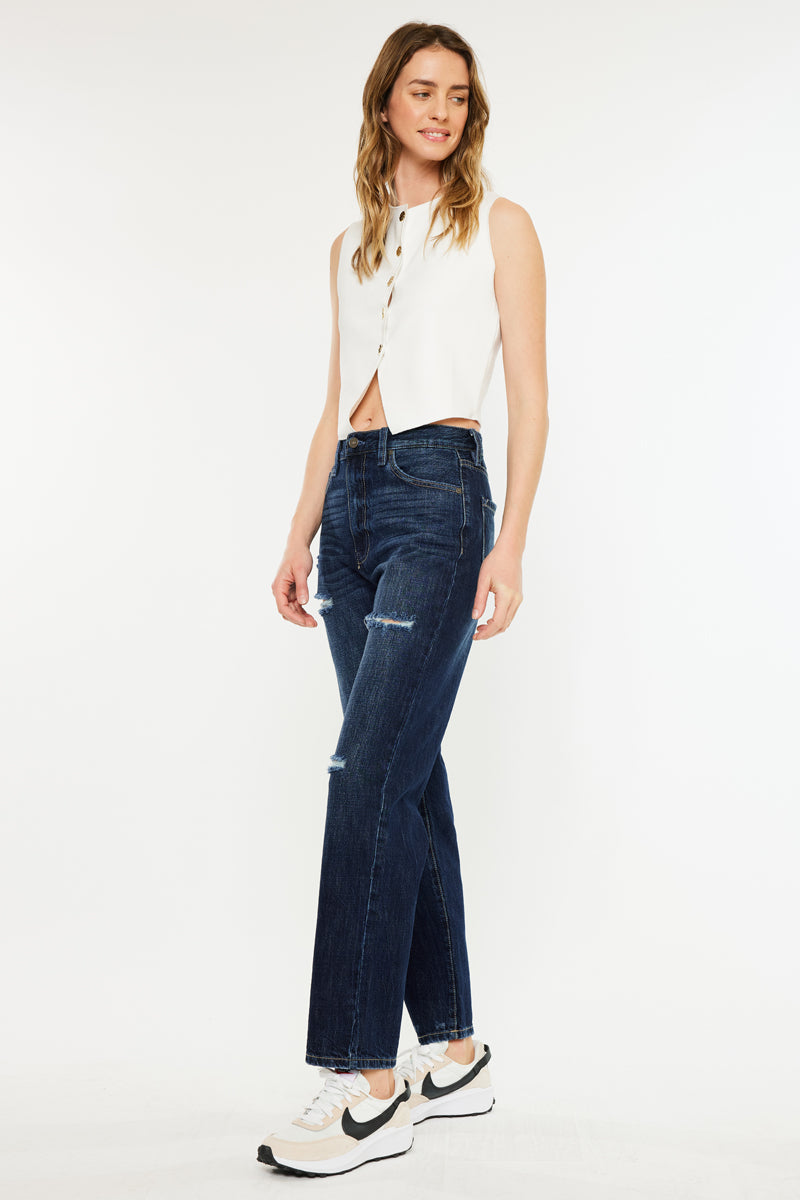 Fox Ultra High Rise 90's Boyfriend Jeans - Official Kancan USA